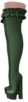 Second Life Marketplace - Limited Addiction - Rissa Socks/Heels - Green